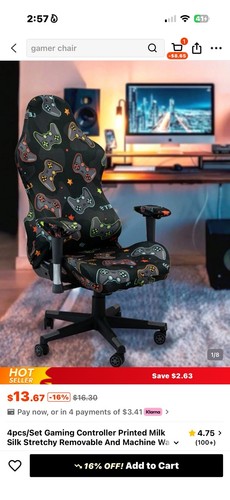 Patterned office chair swivel - office,