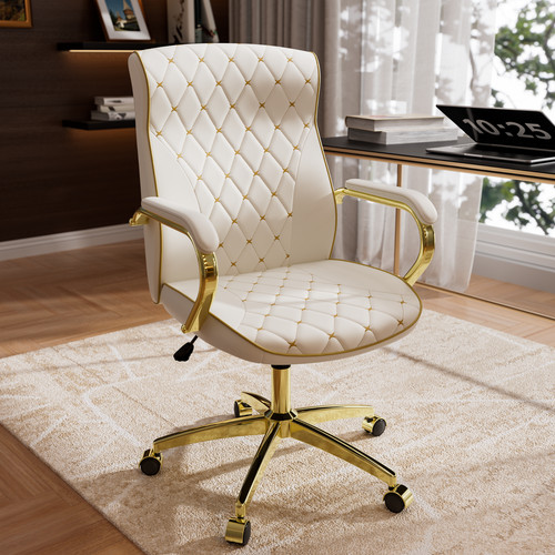 Office desk chair tufted - office,