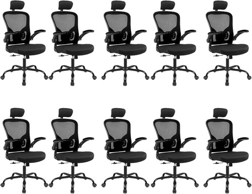 Pack ergonomic office chair - 10,