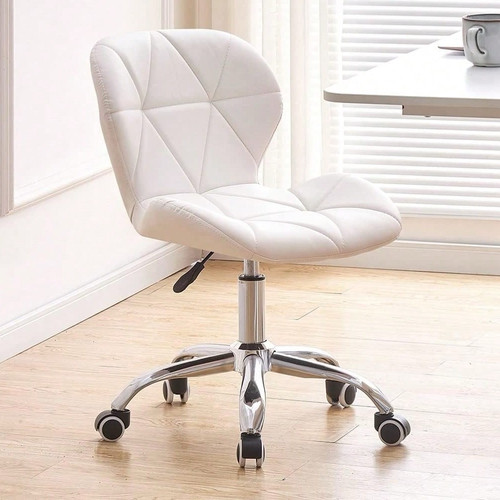 Modern leather swivel desk - modern,
