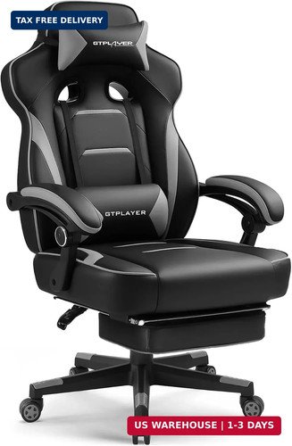Gaming chair with - chair, footrest