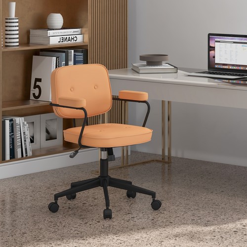 Adjustable leather office - adjustable,