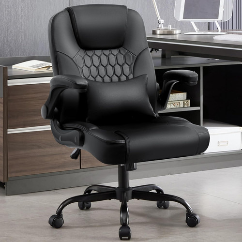 Leather office chair - leather,
