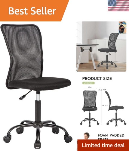 Armless office chair - chair, |
