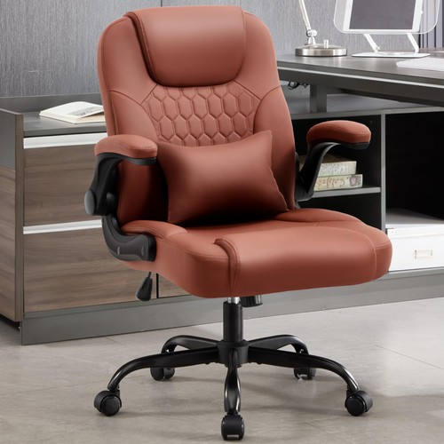 Leather office chair swivel - office,