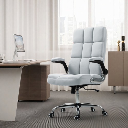 Velvet executive office chair - office,