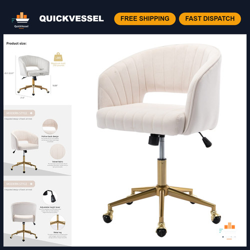 Ergonomic velvet office - velvet,