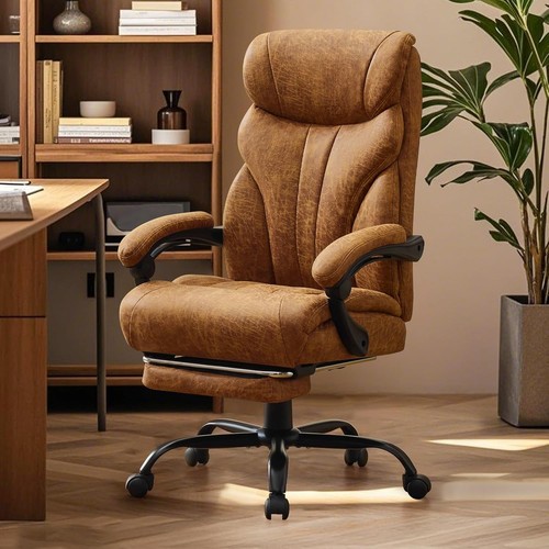 Swivel office desk chair - pu,